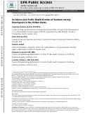 Cover page: Incidence and public health burden of sunburn among beachgoers in the United States.