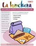 Cover page: La lonchera, C: Cómo empacar almuerzos seguros para preescolares