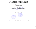 Cover page of Mapping the Beat:  A History and Geography through Music Curriculum at the University of California San Diego, ArtsBridge America Program - Ancient Civilizations for 6th Grade