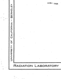 Cover page: SUMMARY OF RESEARCH PROGRESS MEETING OF MAY 8, 1952