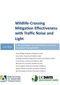 Cover page: Wildlife-Crossing Mitigation Effectiveness with Traffic Noise and Light