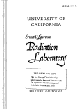 Cover page: NUCLEAR QUADRUPOLE RESONANCE IN TiC14, ThC14, NbCl5, TaCl5