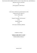 Cover page: The No-Space Between Brazil and Latin America: Utopia, Democracy, and Solidarity in Brazilian Literature and Culture