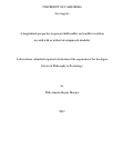 Cover page: A longitudinal perspective on parent-child conflict and conflict resolution in youth with or without developmental disability