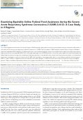 Cover page: Examining Equitable Online Federal Food Assistance during the Severe Acute Respiratory Syndrome Coronavirus 2 (SARS-CoV-2): A Case Study in 2 Regions