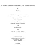 Cover page: Safe and Efficient Control of Autonomous Vehicles in Tightly Constrained Environments