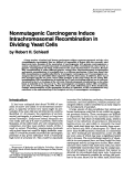 Cover page: Nonmutagenic carcinogens induce intrachromosomal recombination in dividing yeast cells.