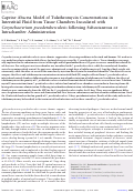 Cover page: Caprine Abscess Model of Tulathromycin Concentrations in Interstitial Fluid from Tissue Chambers Inoculated with Corynebacterium pseudotuberculosis following Subcutaneous or Intrachamber Administration