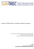 Cover page: Impact of Traffic States on Freeway Collision Frequency