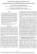 Cover page: Does Evaluative Language Provide Reasons to Act?  An Empirical Study of the Action-Guiding Potential of Evaluative Concepts