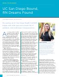 Cover page of UC San Diego Bound, RN Dreams Found