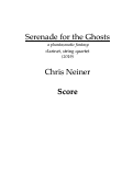 Cover page: Serenade for the Ghosts
