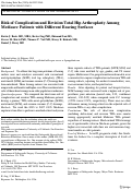 Cover page: Risk of Complication and Revision Total Hip Arthroplasty Among Medicare Patients with Different Bearing Surfaces