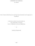 Cover page: Study of Dynamic Flash Evaporation and Vapor Separation System and its Application to Desalination