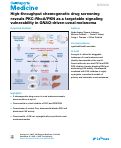 Cover page: High-throughput chemogenetic drug screening reveals PKC-RhoA/PKN as a targetable signaling vulnerability in GNAQ-driven uveal melanoma