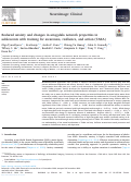 Cover page: Reduced anxiety and changes in amygdala network properties in adolescents with training for awareness, resilience, and action (TARA)