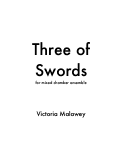 Cover page: Three of Swords