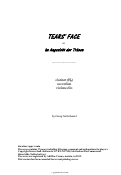 Cover page: Tears' Face