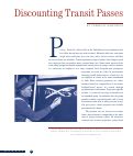 Cover page: Discounting Transit Passes