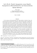 Cover page: Let's Fix It: Fixed-b Asymptotics versus Small-b Asymptotics in Heteroscedasticity and Autocorrelation Robust Inference