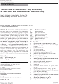 Cover page: Time resolved X-ray densitometry for cavitating and ventilated partial cavities