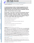 Cover page: A randomised phase II trial of a trivalent ganglioside vaccine targeting GM2, GD2&nbsp;and GD3 combined with immunological adjuvant OPT-821 versus OPT-821 alone in metastatic sarcoma patients rendered disease-free by surgery.