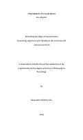 Cover page: Perturbing the Edge of Consciousness: Examining signatures of criticality in the conscious and unconscious brain