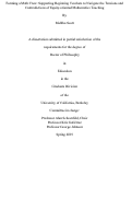 Cover page: Forming a Math Crew: Supporting Beginning Teachers to Navigate the Tensions and Contradictions of Equity-oriented Mathematics Teaching