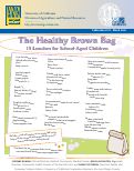 Cover page: The Healthy Brown Bag: 15 Lunches for School-Aged Children