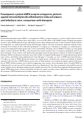 Cover page: Perampanel, a potent AMPA receptor antagonist, protects against tetramethylenedisulfotetramine-induced seizures and lethality in mice: comparison with diazepam