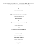 Cover page: Analytical and Experimental Assessment of Seismic Vulnerability of Beam-Column Joints without Transverse Reinforcement in Concrete Buildings