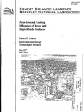 Cover page: Near-Ground Cooling Efficacies of Trees and High-Albedo Surfaces