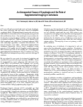 Cover page: An Unexpected Cause of Dysphagia and the Role of Supplemental Imaging in Achalasia