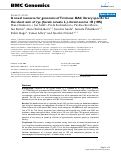 Cover page: A novel resource for genomics of Triticeae: BAC library specific for the short arm of rye (Secale cereale L.) chromosome 1R (1RS)