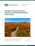Cover page of Drought &amp; Climate Resiliency Solutions for Small Water Systems in LA County