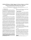 Cover page: GASNet-EX Memory Kinds: Support for Device Memory in PGAS Programming Models