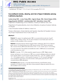 Cover page: Secondhand smoke, obesity, and risk of type II diabetes among California teachers