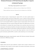 Cover page: Mechanical performance of 3D printed interpenetrating phase composites with spinodal topologies