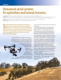 Cover page: Unmanned aerial systems for agriculture and natural resources