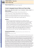 Cover page: Cortical cartography reveals political and physical maps.