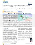 Cover page: In Vivo Measurement of Granzyme Proteolysis from Activated Immune Cells with PET