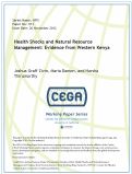 Cover page: Health Shocks and Natural Resource Management: Evidence from Western Kenya