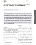 Cover page: MRI background parenchymal enhancement, breast density and serum hormones in postmenopausal women.