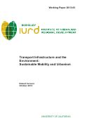 Cover page of Transport Infrastructure and the Environment: Sustainable Mobility and Urbanism