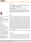 Cover page: Uncovering Urban Temporal Patterns from Geo-Tagged Photography.