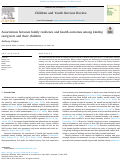 Cover page: Associations between family resilience and health outcomes among kinship caregivers and their children