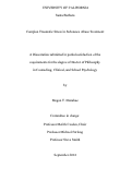 Cover page: Complex Traumatic Stress in Substance Abuse Treatment