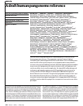 Cover page: A draft human pangenome reference