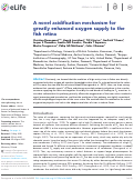 Cover page: Active Blood Acidification Greatly Enhances Oxygen Supply to the Teleost Retina