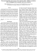 Cover page: “He only changed his answer because they shouted at him”: children use affective cues to distinguish between genuine and forced consensus